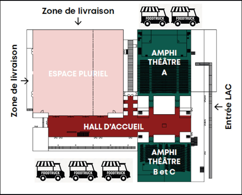 5 foodtrucks aux abords du Palais des Congrès de Bordeaux vous propose un tour du monde gastronomique lors des Rencontres de l'ADF 2026